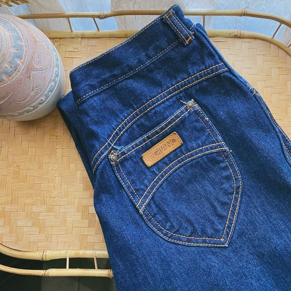 VTG Gitano dark denim high waisted jeans - Picture 1 of 5